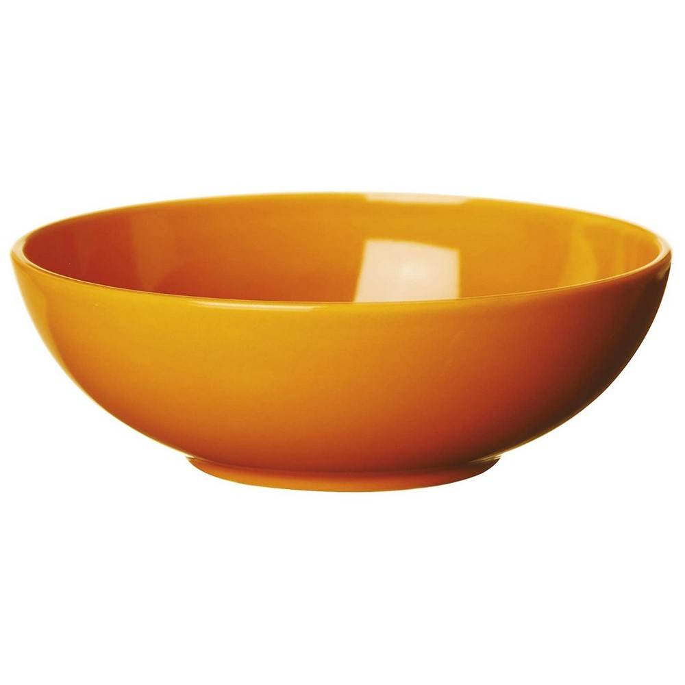 Acquista online Orange ceramic salad bowl cm 22,5 x 8,9 mod. trendy Excelsa